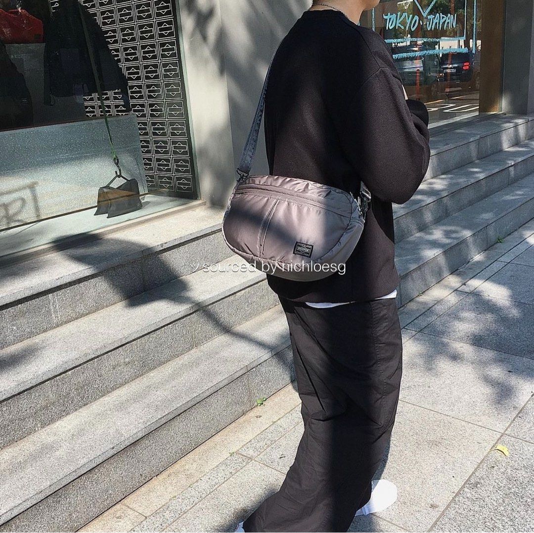 PORTER TANKER ROUND SHOULDER BAG, Men's Fashion, Bags, Sling