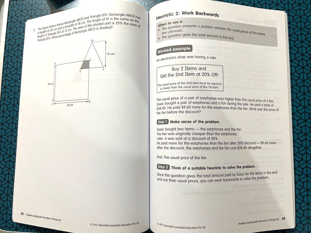 Primary 5 Maths Problem Solving Heuristics, Hobbies & Toys, Books ...