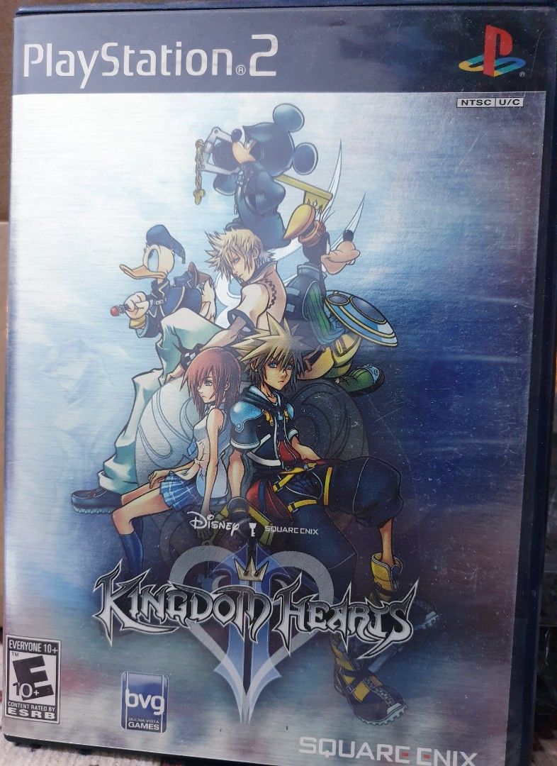 PS2 kingdom Hearts 2 US Region 1 original, Video Gaming, Video Games ...