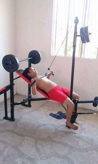 Ptpa

Benchpress Set 7in1

7,300pesos only

2boxes
7in1 bench press set
with barbell bar and 80lbs weights

brand: matrix
functions:
incline
flat
decline
lat pulldowns (for back)
leg curls
leg extension
preacher curls