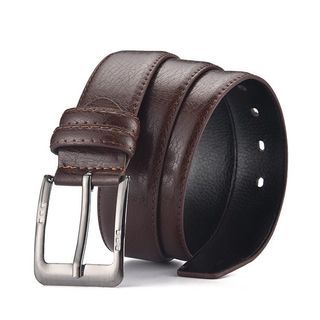 Pure leather belt for men