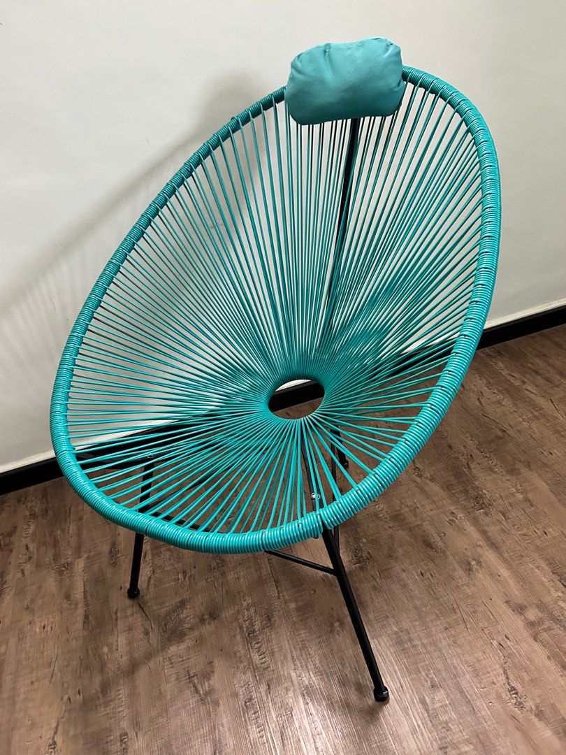 Rattan egg chair, Furniture & Home Living, Outdoor Furniture on Carousell