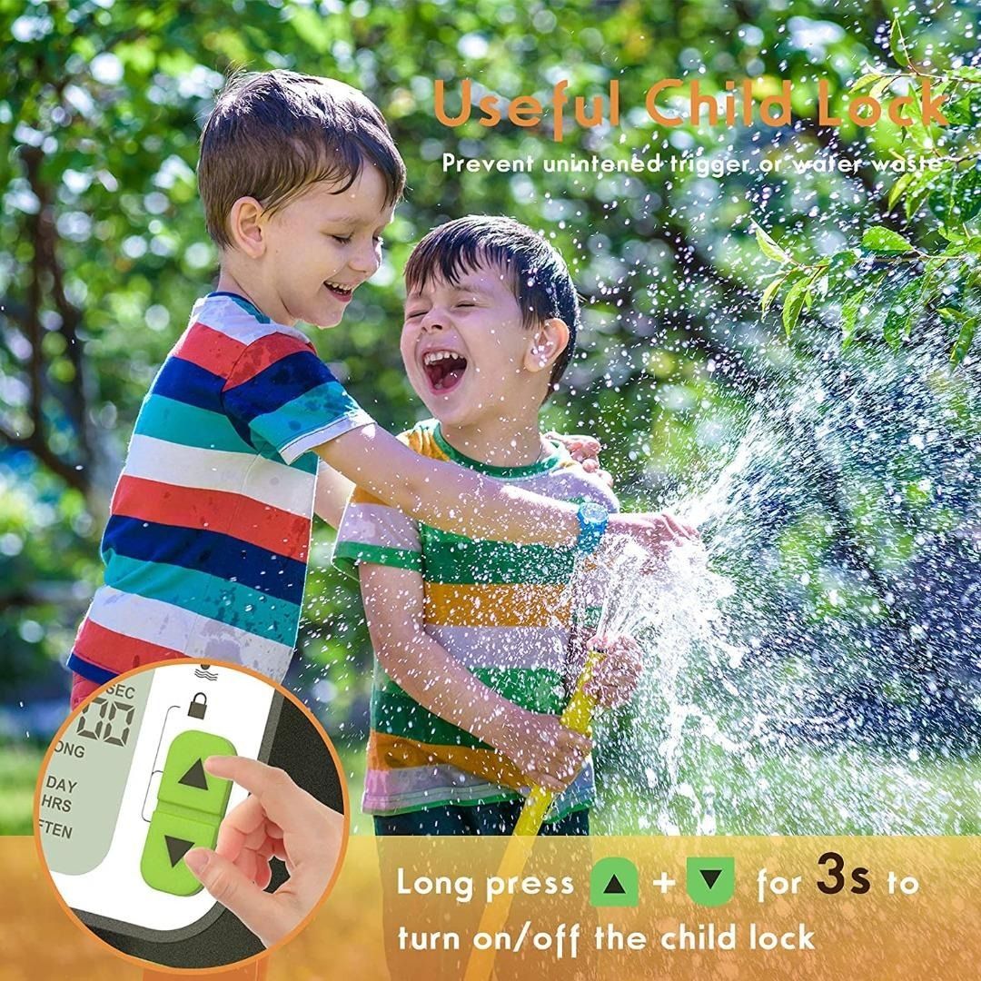 Ready stock! Kazeila Sprinkler Timer, Water Timer with 3 Separate Watering Programs Hose Timer