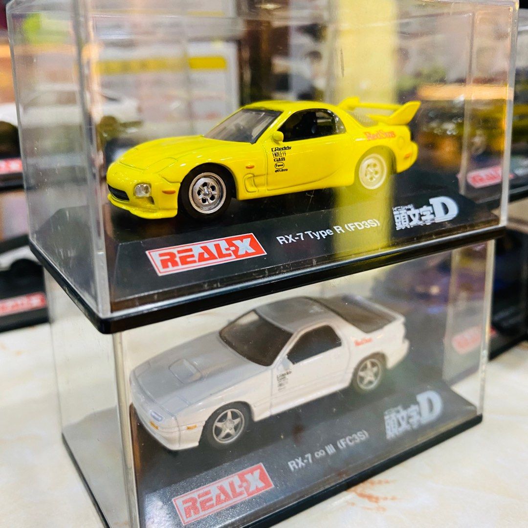 Real-X 1:72 Die-Cast Model Car Initial D 頭文字盒蛋Vol.1 全8種