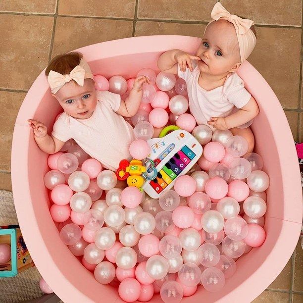 Round Foam Playpen, Foam Ball Pit for Toddlers Soft Children Round ...
