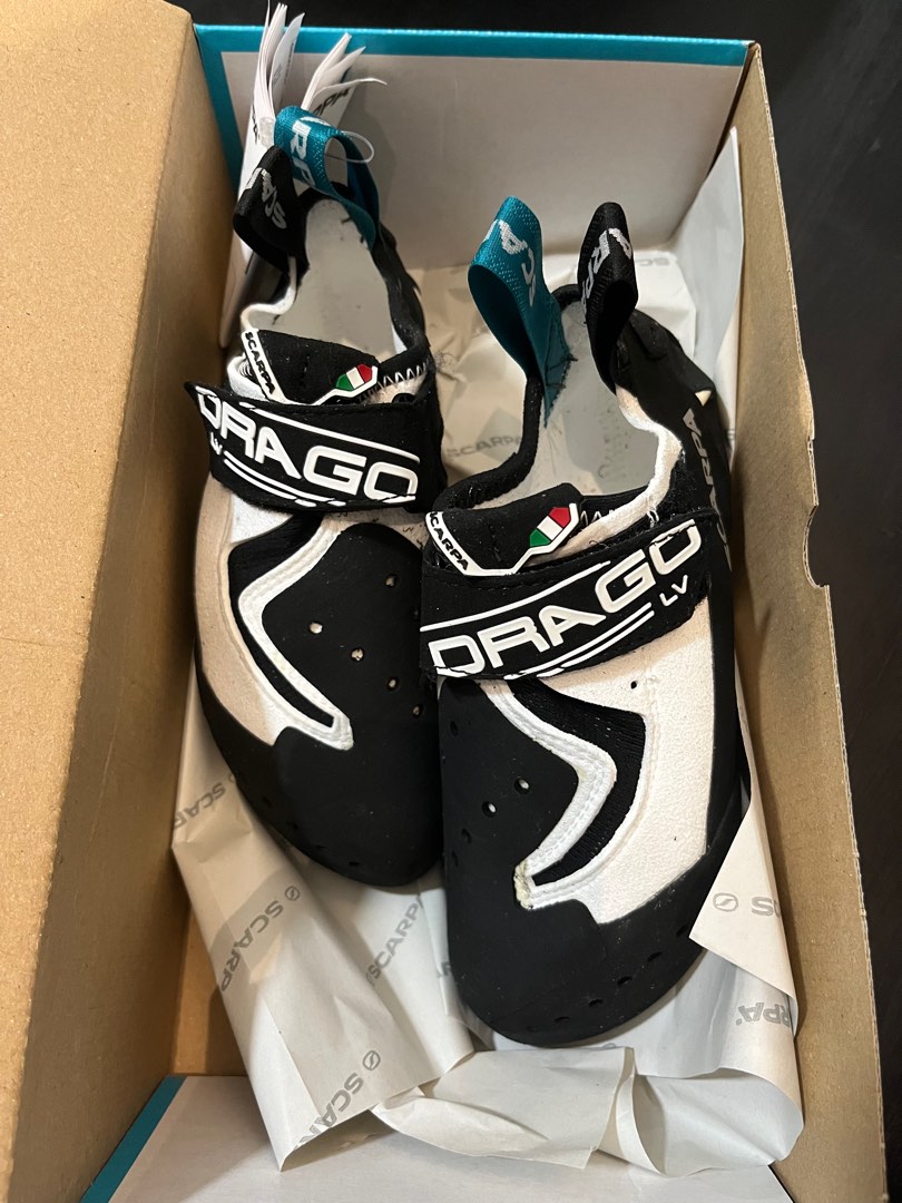 BRAND NEW* Scarpa Drago LV Climbing Shoes 36.5, Sports Equipment, Other  Sports Equipment and Supplies on Carousell