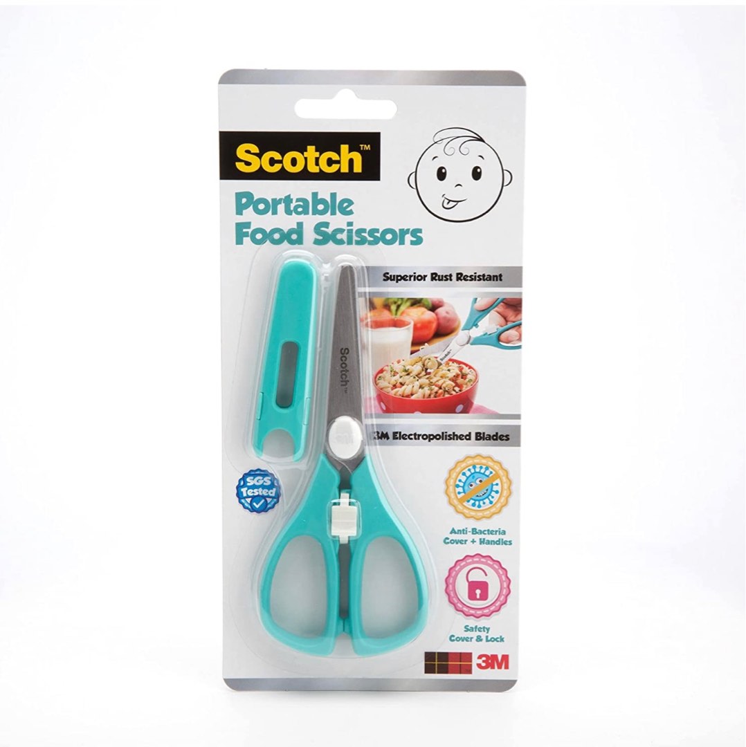 Scotch Portable Food Scissors, Blue, Babies & Kids, Nursing & Feeding, Weaning & Toddler Feeding