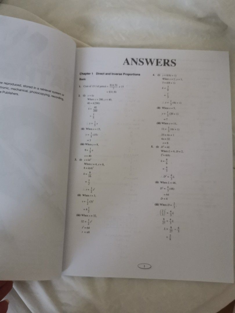 G3 Sec 2 Math Notes Sec 2 Math workbook full solutions, Hobbies & Toys, Books & Magazines ...