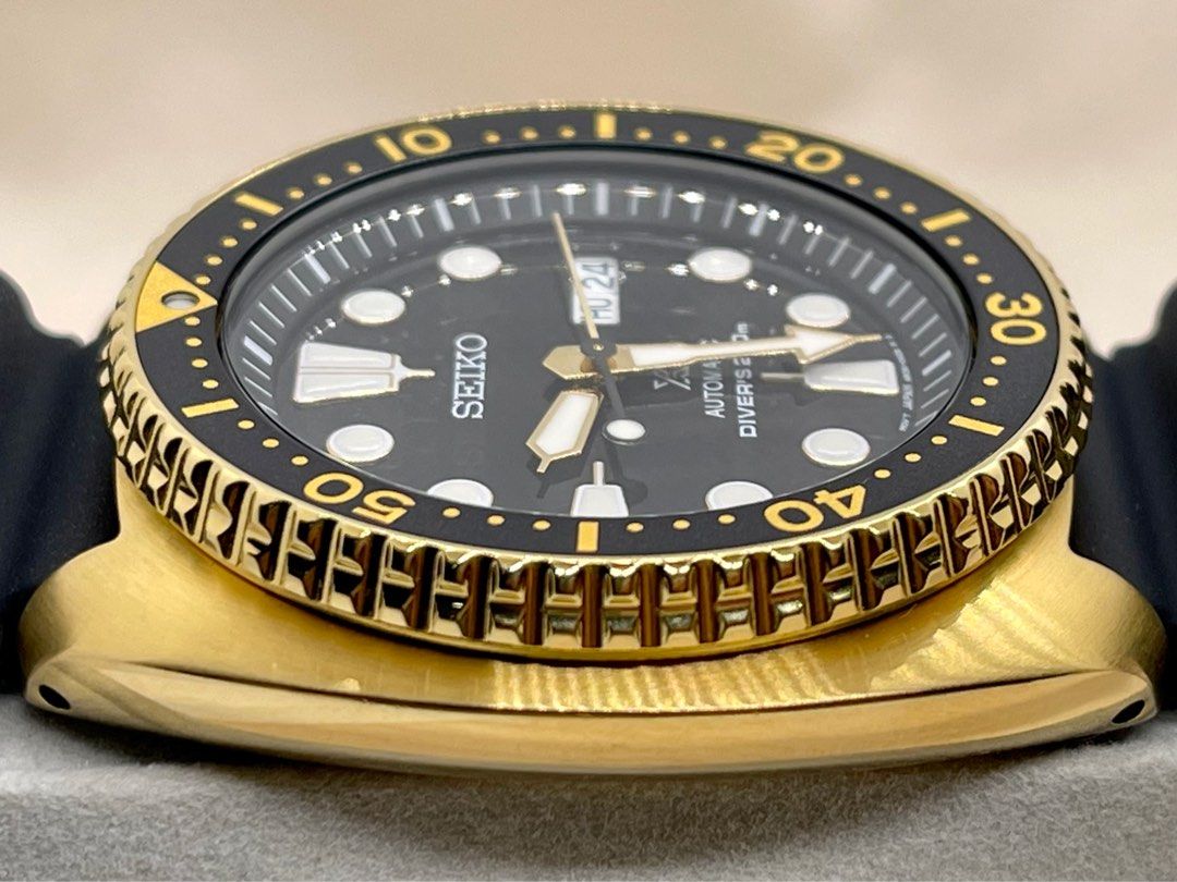 Seiko Prospex SRPC44 Gold Turtle, Men's Fashion, Watches & Accessories ...