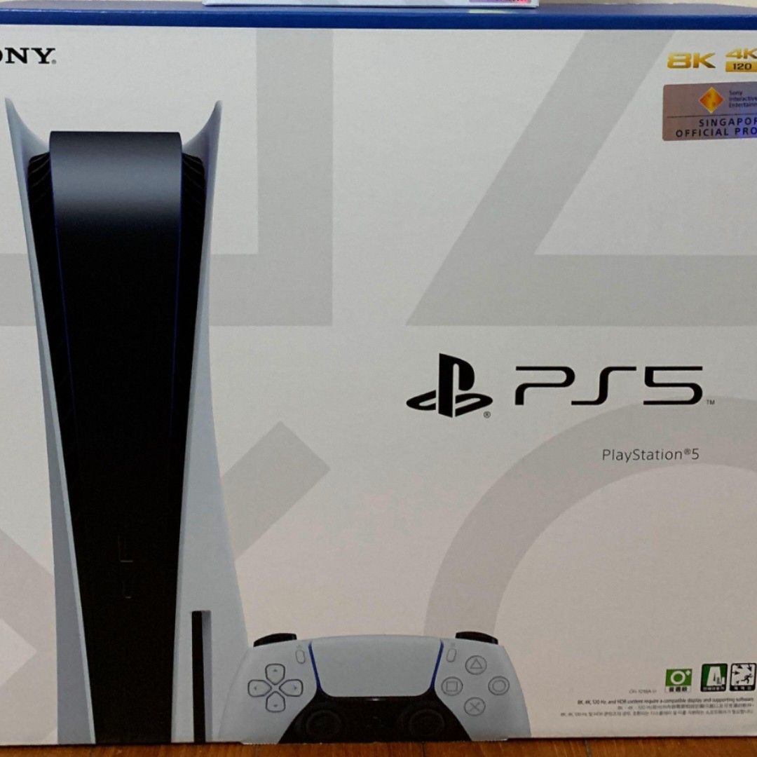 Playstation 5/PS5 Local Set Brand New, Video Gaming, Video Game ...