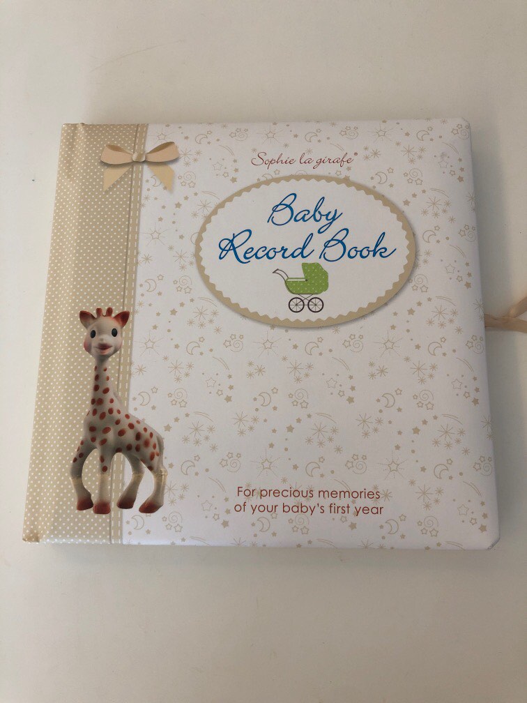 Sophie's baby record sales book