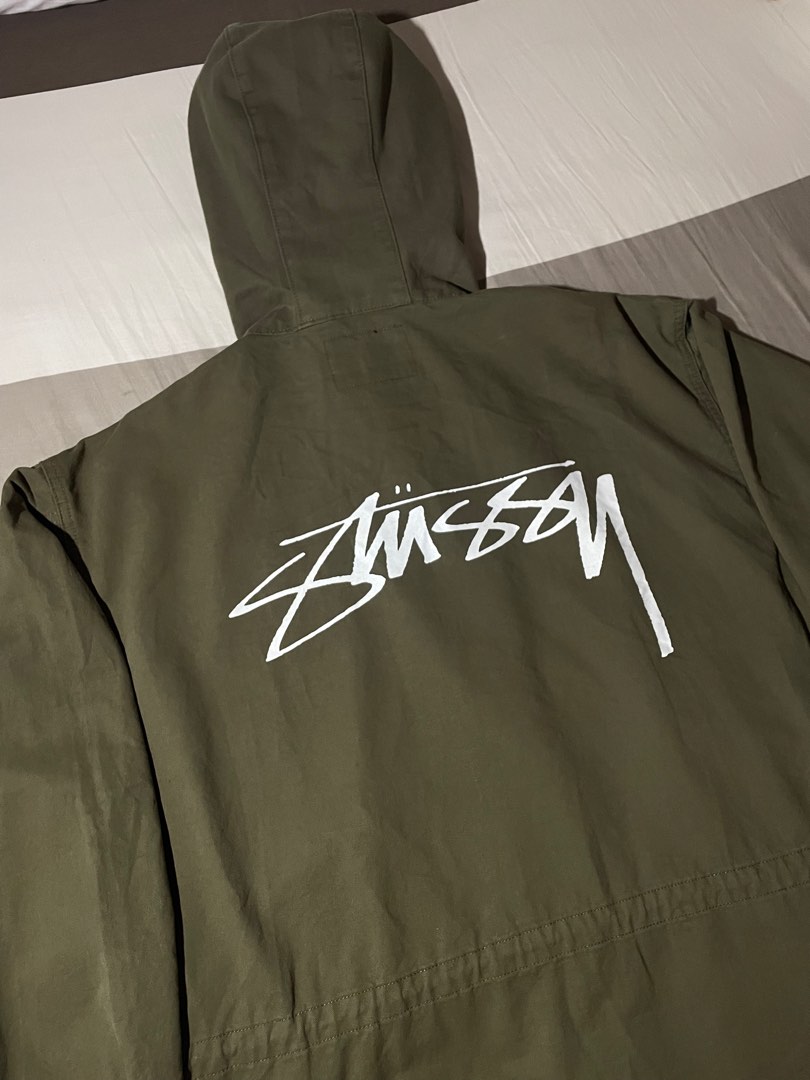 Stussy rain jacket store