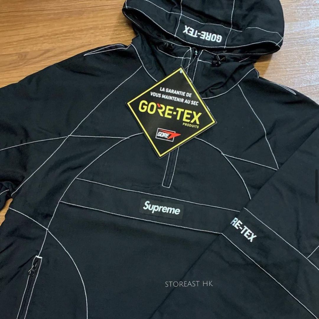 新作モデル Supreme “TOP GORE-TEX Contrast Stitch Anorak ジャケット ...