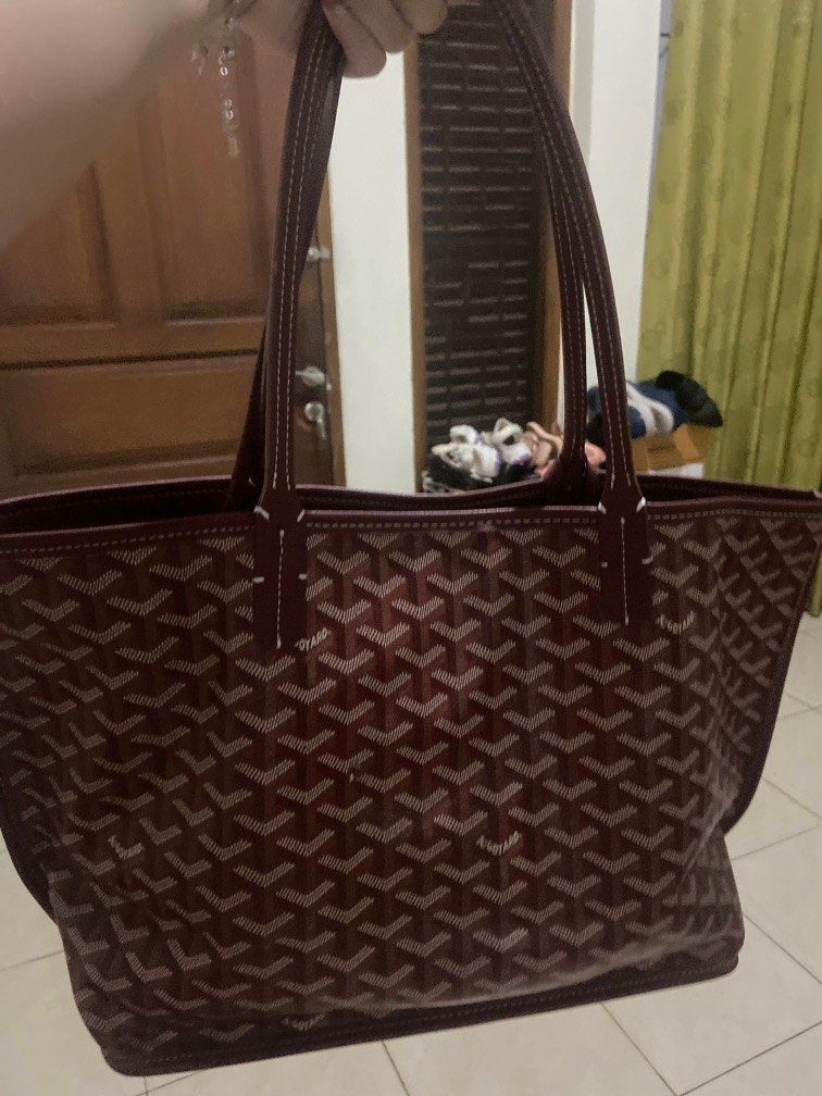 Tas emo ala goyard NETT, Fesyen Wanita, Tas & Dompet di Carousell