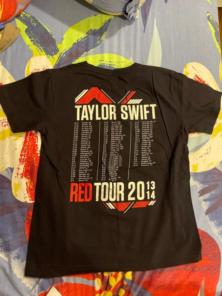 Taylor Swift Red Tour T Shirt, Men's Fashion, Tops & Sets, Tshirts