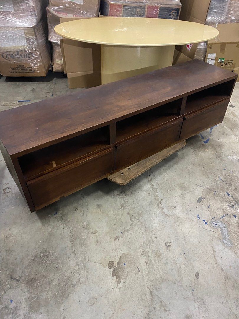 TV Console solid wood, Furniture & Home Living, Furniture, TV Consoles