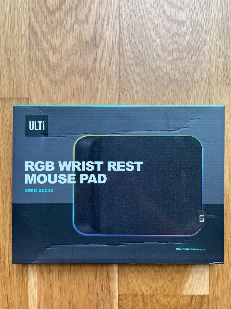 ULTi RGB wrist rest mouse pad, Computers & Tech, Parts & Accessories