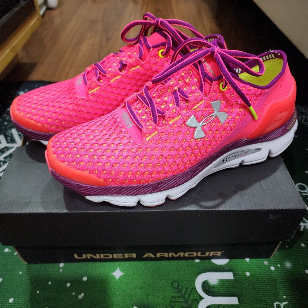Under armour speedform 2025 gemini 1 womens pink