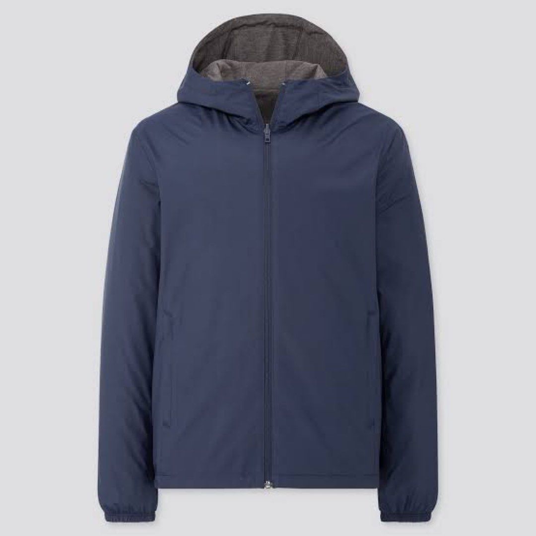 Uniqlo Reversible Parka Jacket Men s Fashion Coats Jackets and Outerwear on Carousell