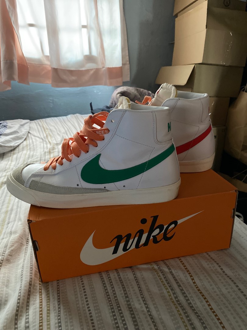 Nike blazer mid 77 lucid green on feet online