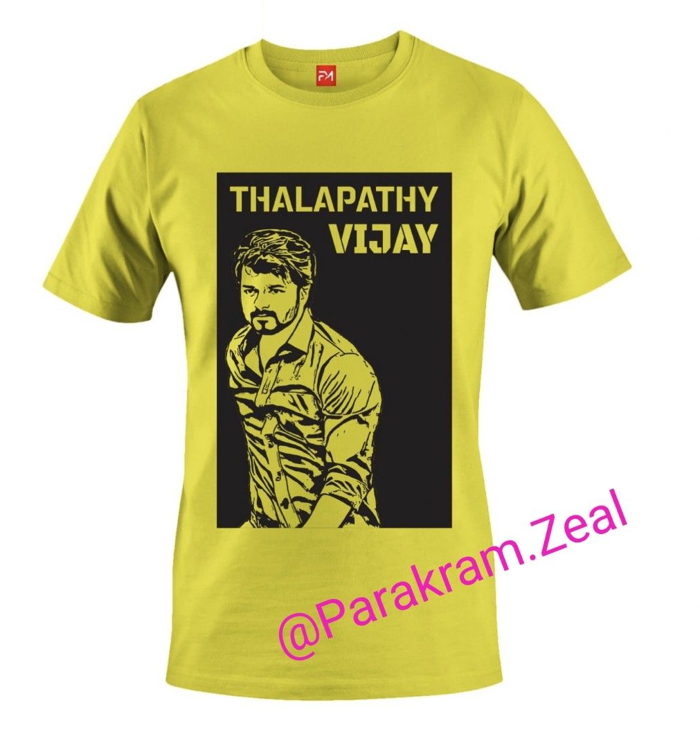 Varisu Thalapathy Vijay & Thunivu Thala Ajith fan tshirt, Men's Fashion ...