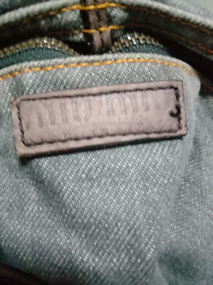 Vintage Miu Miu Denim Tote Bag, Luxury, Bags & Wallets on Carousell