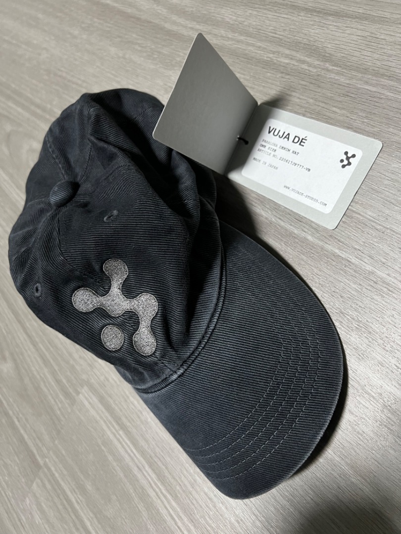 Vujade VD VINTAGE DENIM CAP ブラック