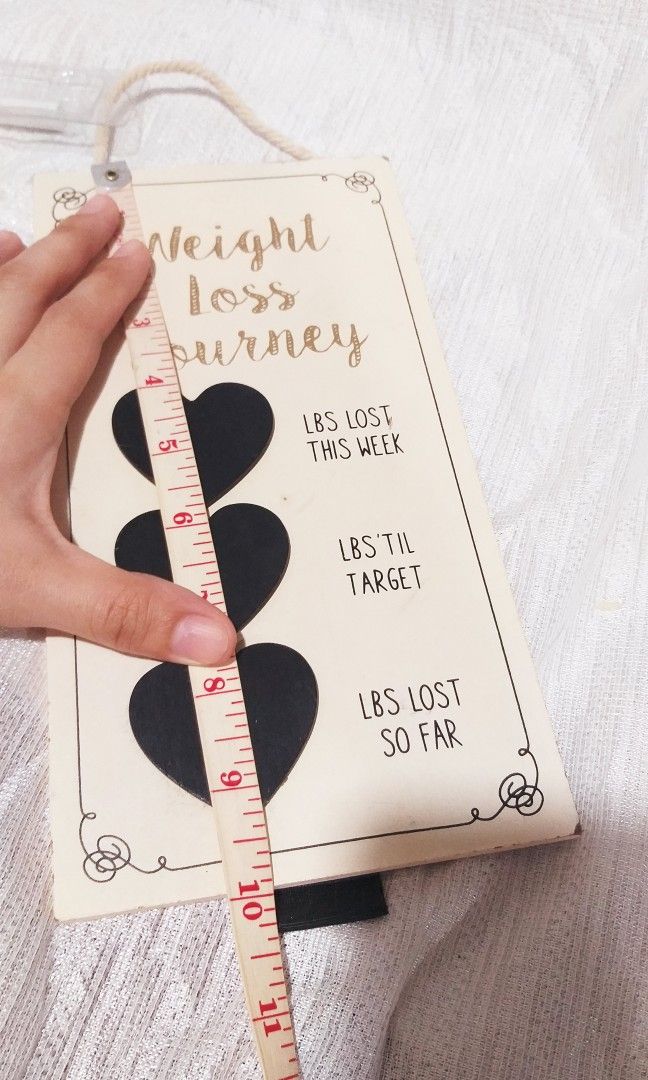 Weight loss tracker wooden wall decor (Category: Wall Decor) located in Cavite. Submitted by wishie_collects (Listing ID 1198933358, Image 2). Description: Uk England Surplus.