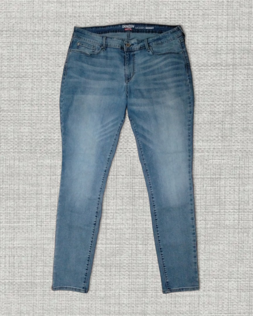 Women's DENIZEN from Levi's® Modern Skinny Stretch Jeans W34 L40, Women's  Fashion, Bottoms, Jeans on Carousell
