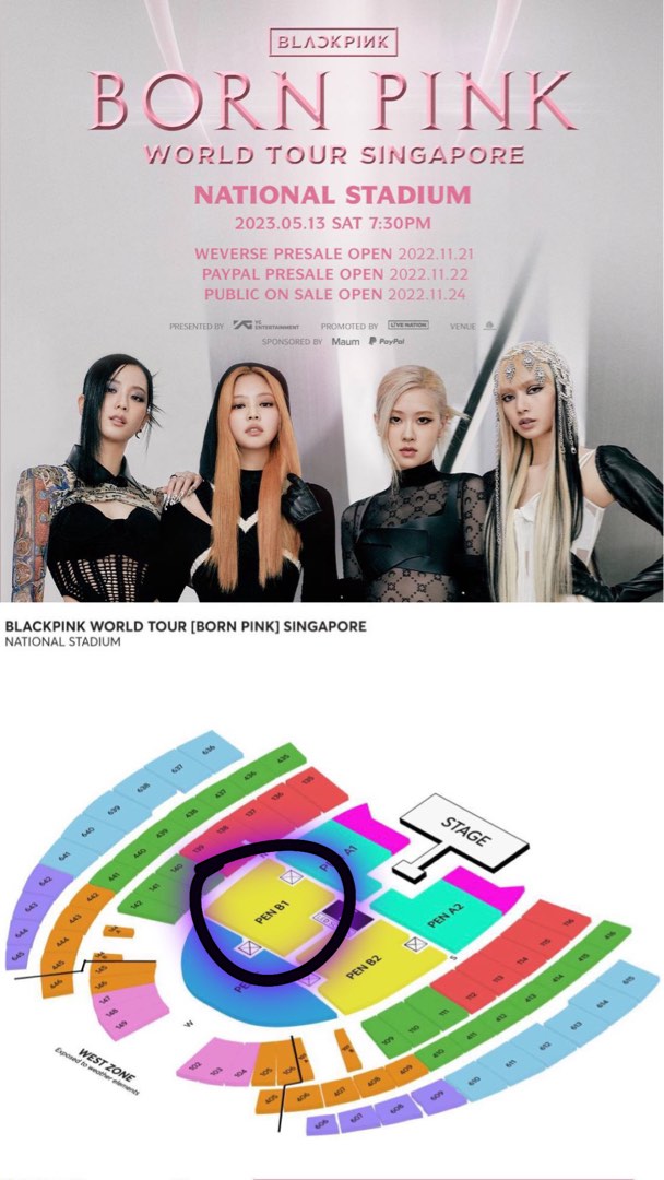 WTS BLACKPINK CONCERT TICKETS, Tickets & Vouchers, Event Tickets on