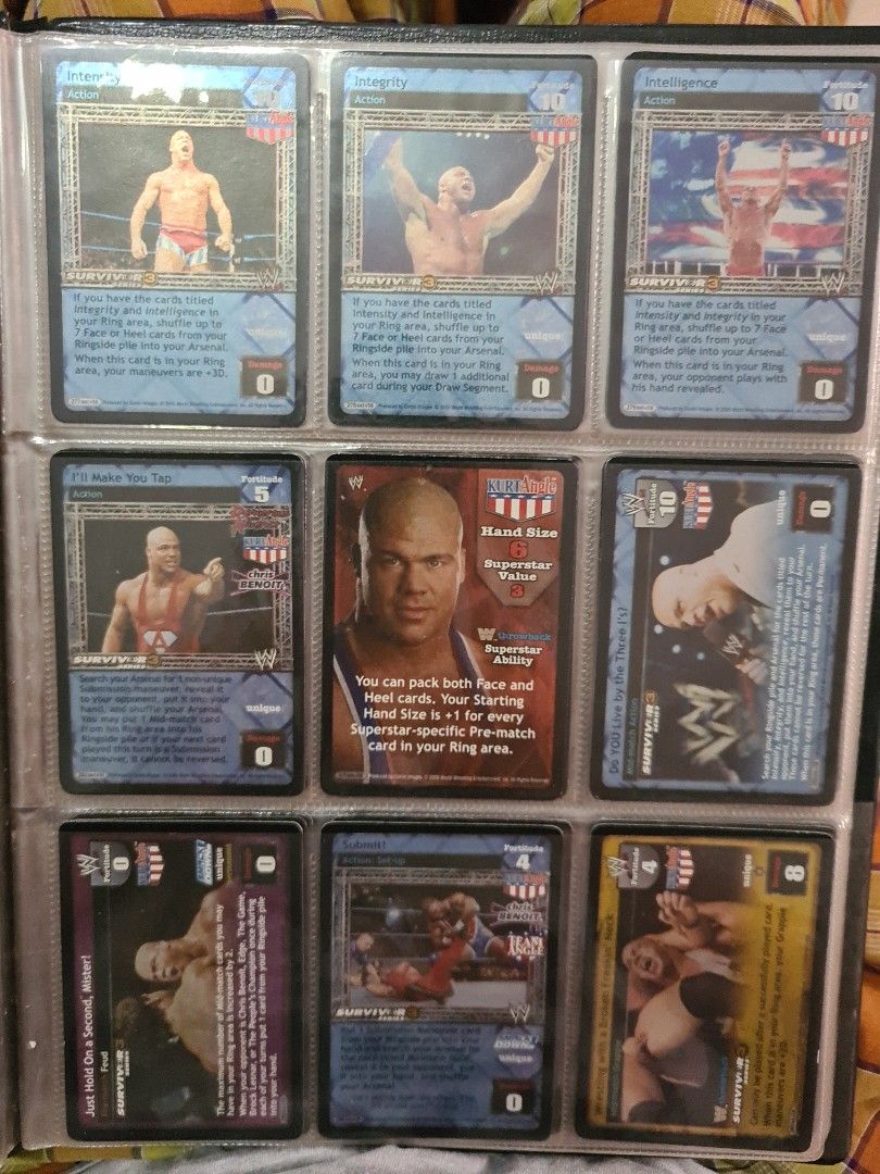 WWE Trading Cards Kurt Angle, Hobbies & Toys, Memorabilia