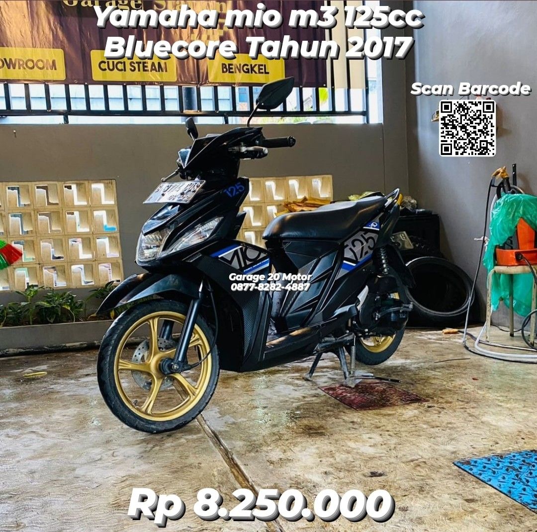 Yamaha Mio M3 125cc Bluecore Tahun 2017, Motor di Carousell