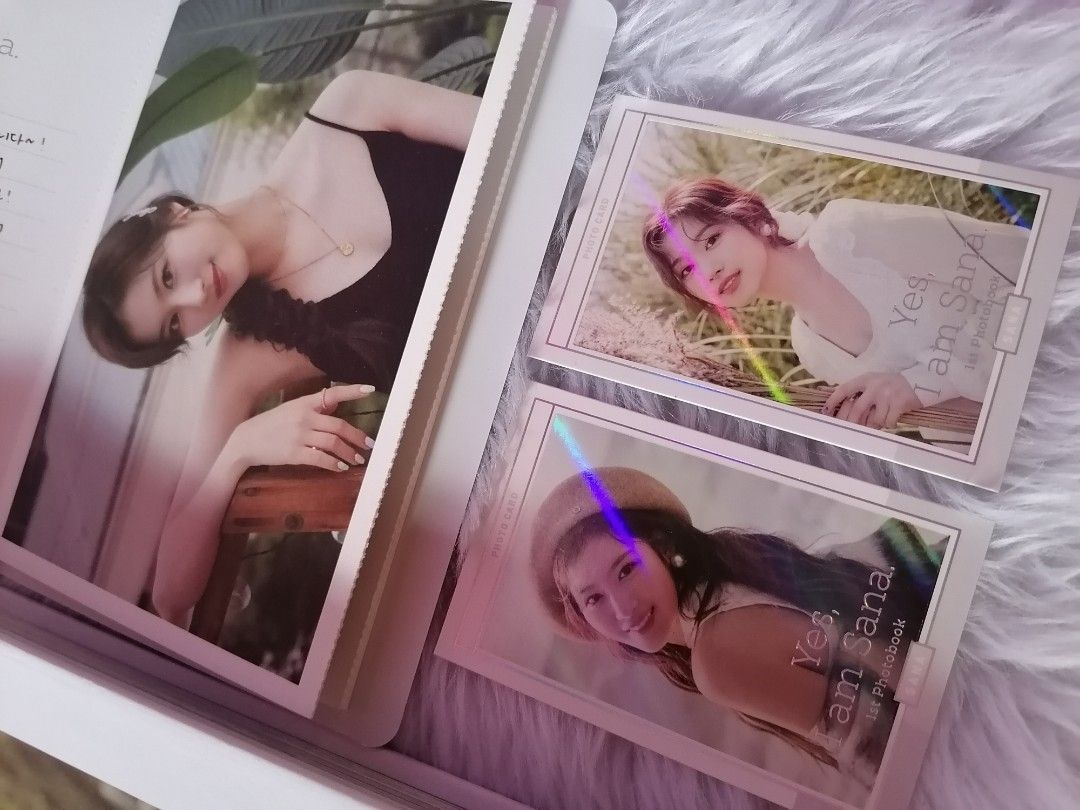 YES I AM SANA | twice (Category: K-Wave Merchandise) located in Subic. Submitted by myouiminari (Listing ID 1199030454, Image 2). Description: Yes I Am Sana White Version complete inclusion - 2 photocards - accordion - photobook dm for condition negotiable if payo.