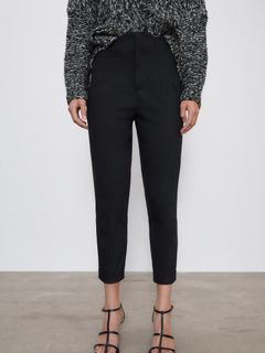 Zara High Waisted Pants - Black