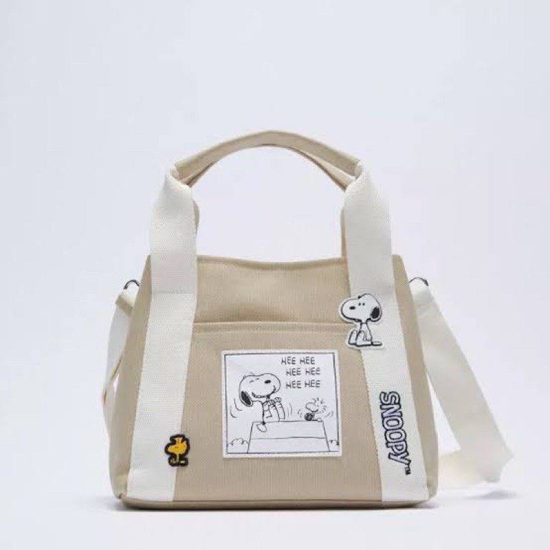 Zara snoopy bag online