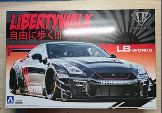 1/24 Aoshima lbwalk gtr type 2 ver 2