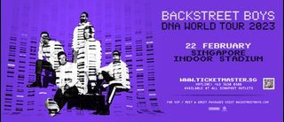 1 X BACKSTREET BOYS Ticket