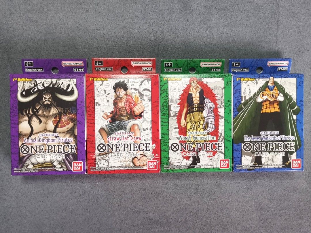 1st Edition] One Piece Super Pre-Release ENG Deck SEALED!!!, Hobbies &  Toys, Toys & Games on Carousell