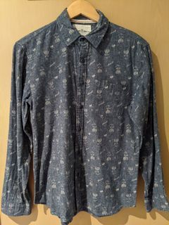 99% new Printed shirt coat