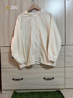 日系燒花上衣