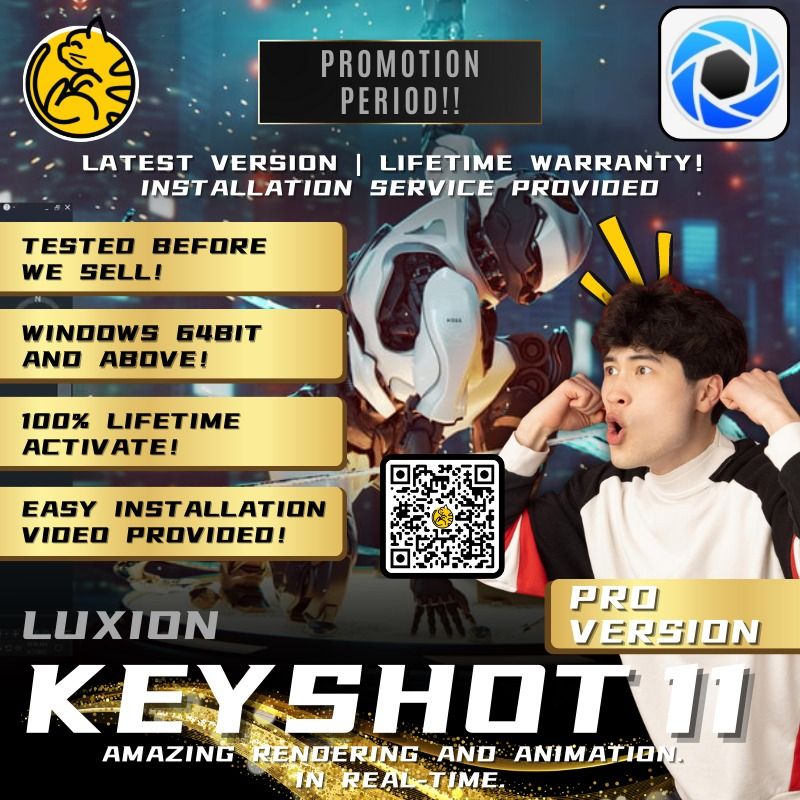 𝐈𝐍𝐒𝐓𝐀𝐋𝐋𝐀𝐓𝐈𝐎𝐍 𝐕𝐈𝐃𝐄𝐎 𝐓𝐔𝐓𝐎𝐑𝐈𝐀𝐋 for Keyshot Pro  11/10/9 - lifetime Use（Fully After Service🎯)Latest Updated🔥100% Stable,  Services, Others on Carousell