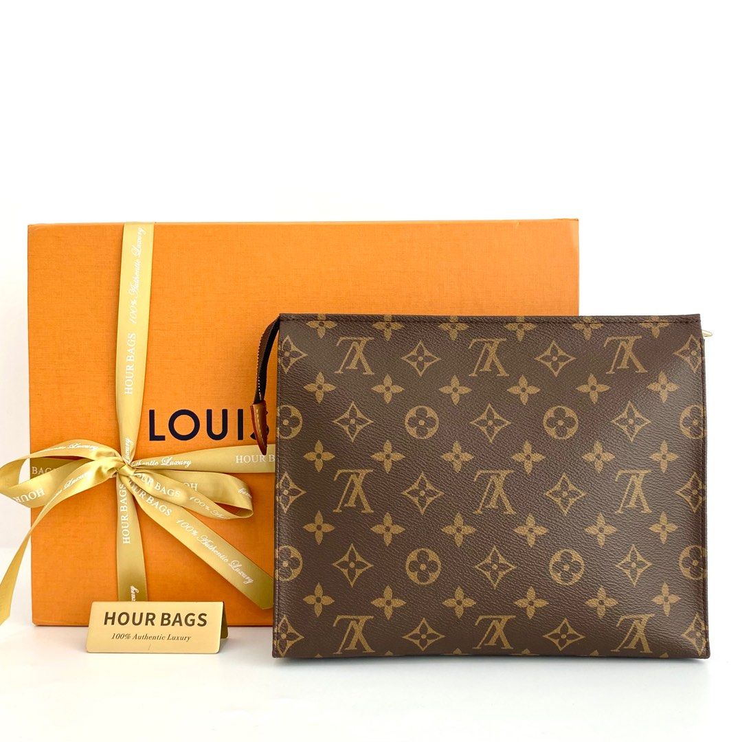 AUTHENTIC LOUIS VUITTON TOILETRY POUCH 26, Luxury, Bags & Wallets on  Carousell