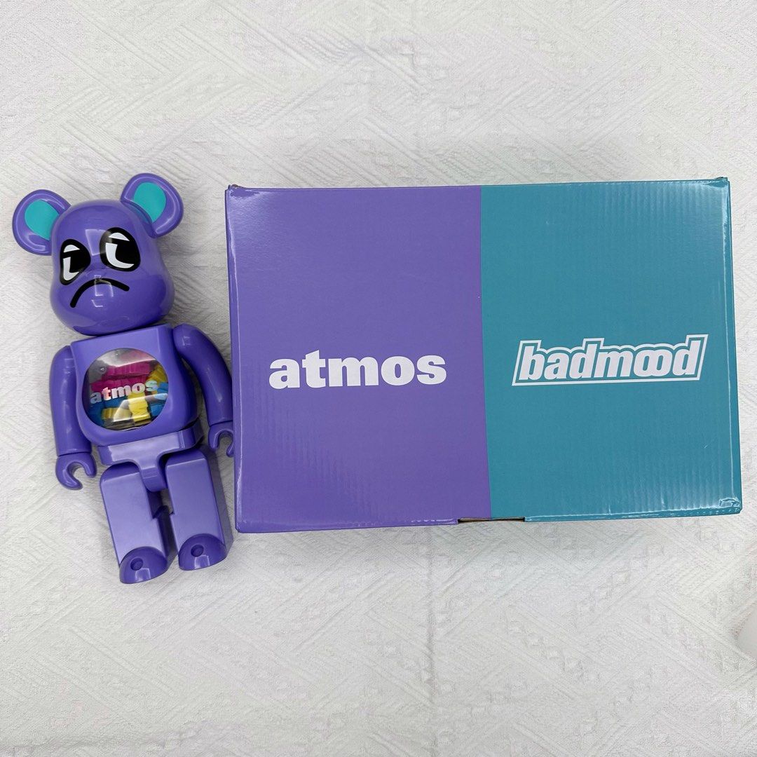 🔥 Bearbrick x atmos x Badmood 100% & 400% Set be@rbrick, 興趣及