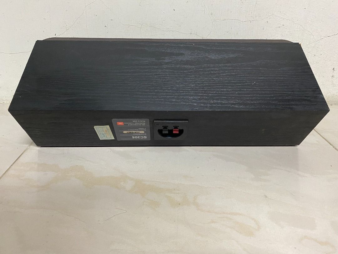 美國 JBL SC305 中置喇叭 雙5.5吋 雙高音 美國製造, 耳機及錄音音訊設備, Soundbar、揚聲器、藍牙喇叭、耳擴在旋轉拍賣