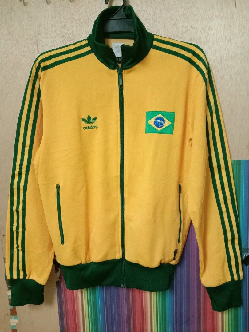 Adidas Classic Track Jacket (BRAZIL), Men's Fashion, Activewear on Carousell