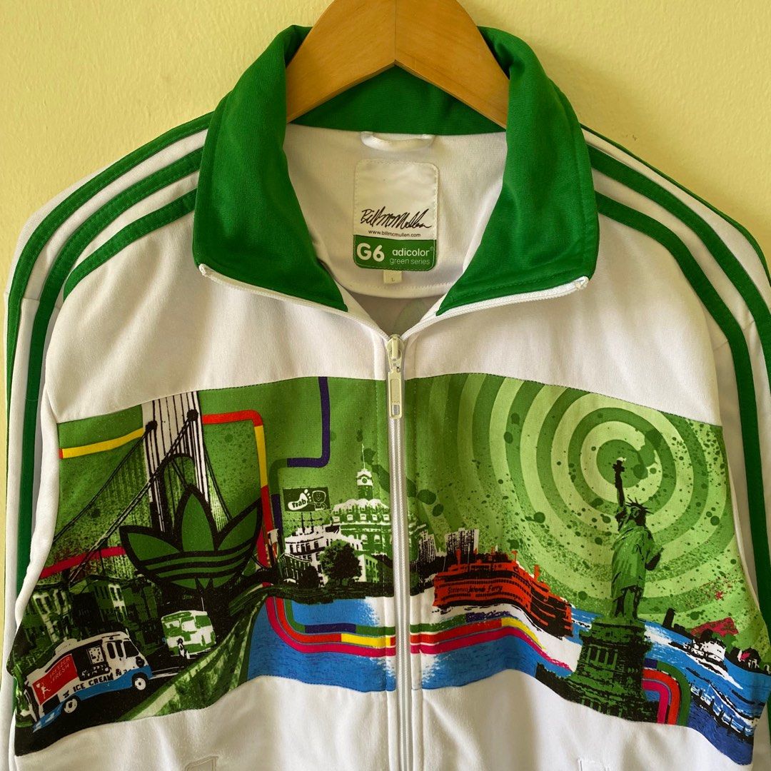 Adidas new york track top sales