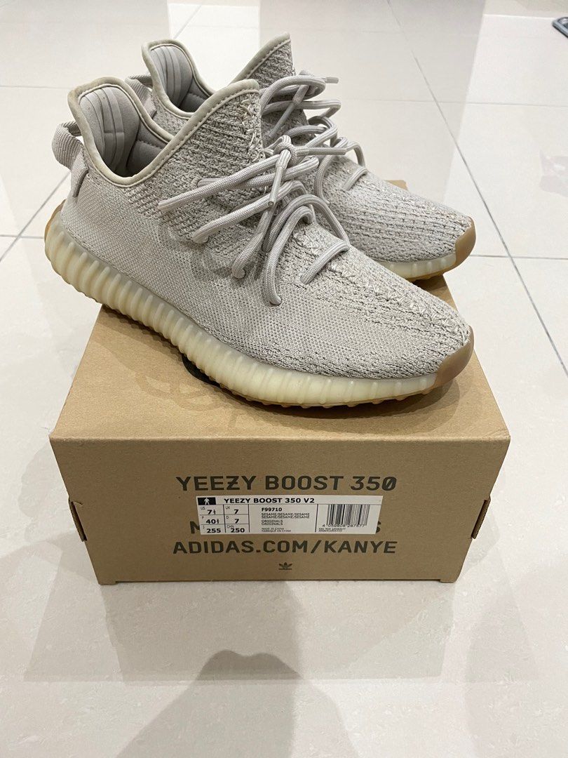 Adidas Yeezy Sesame UK7