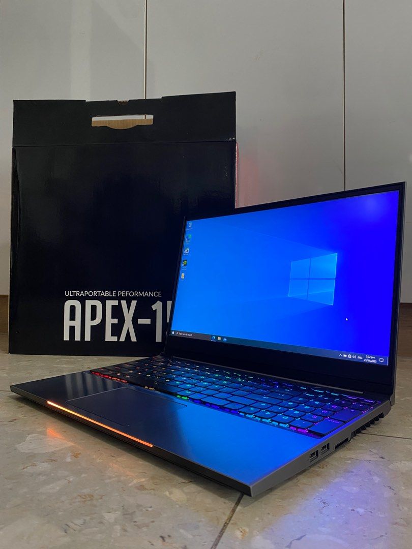 Aftershock Apex 15 RTX 2060 I7 9750H 144Hz NEW 1TB SSD 16GB RAM