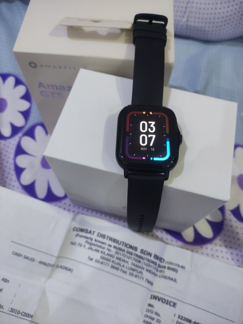 Amazfit GTS 2 smart watch under warranty Mobile Phones