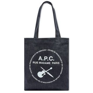 APC Guitar Denim Tote Bag
